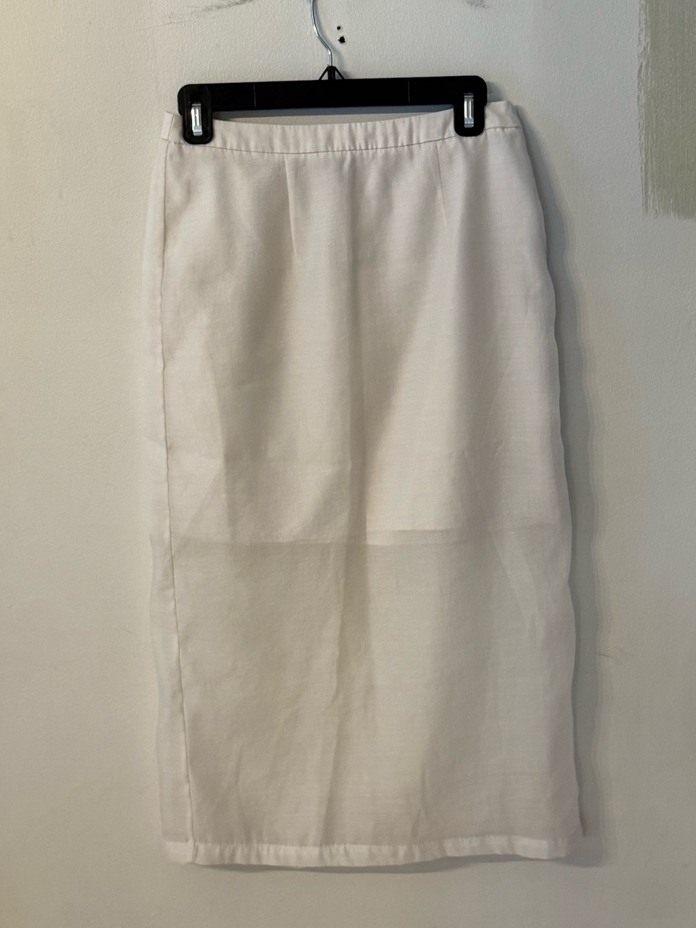 a new day White Midi Pencil Skirt